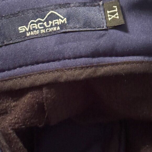 Svacuam Outdoor Hiking Pants XL Navy Blue Polyester Spandex Blend With Zipper - Picture 6 of 12